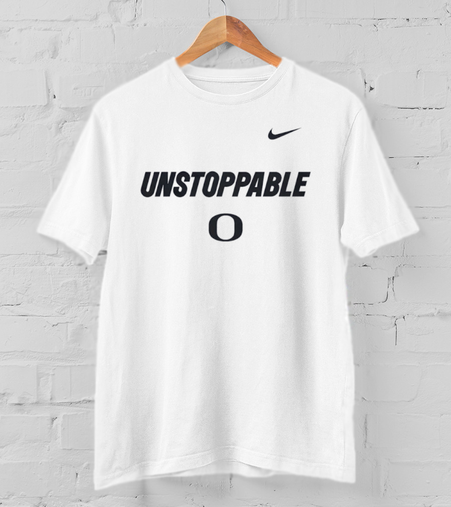 Unstoppable Nike Oregon Ducks O Football T-Shirt