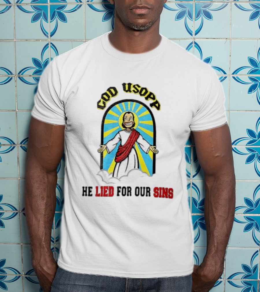 God Usopp He Lied For Our Sins One Piece Anime T-Shirt
