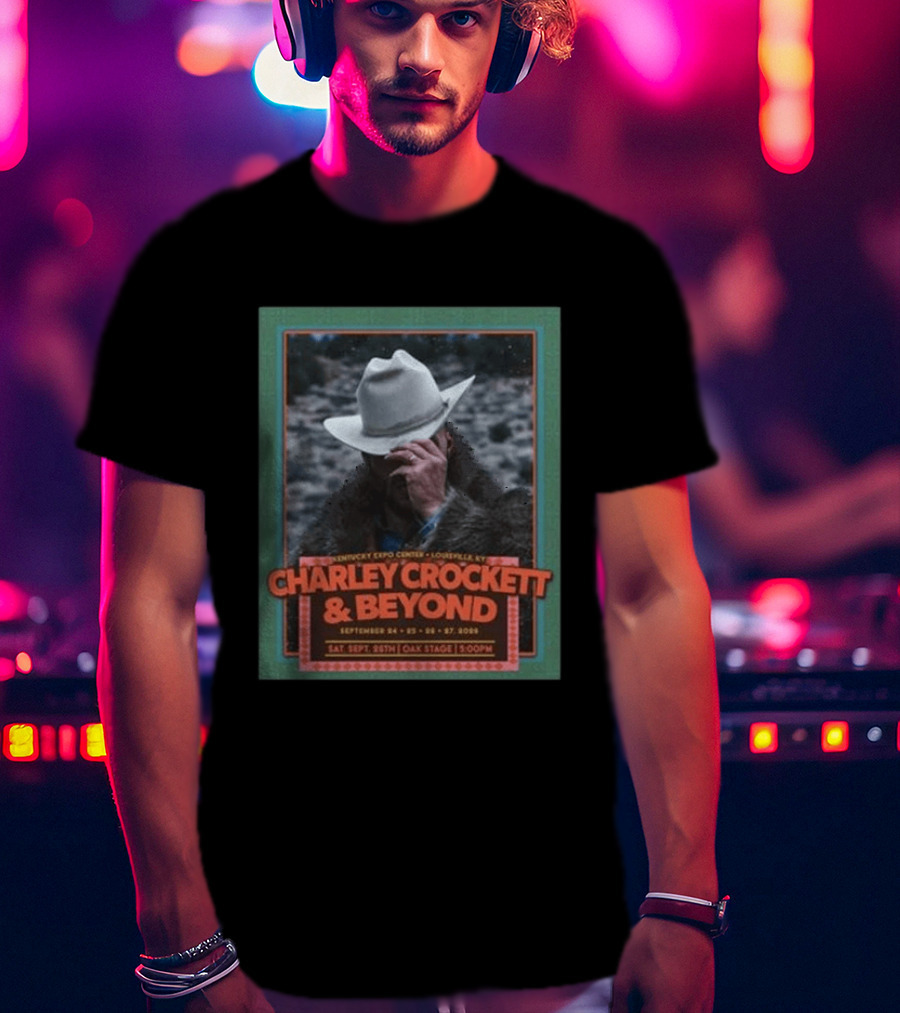 Charley Crockett & Beyond Kentucky Expo Center Louisville KY September 24 27 2026 Oak Stage Event T-Shirt