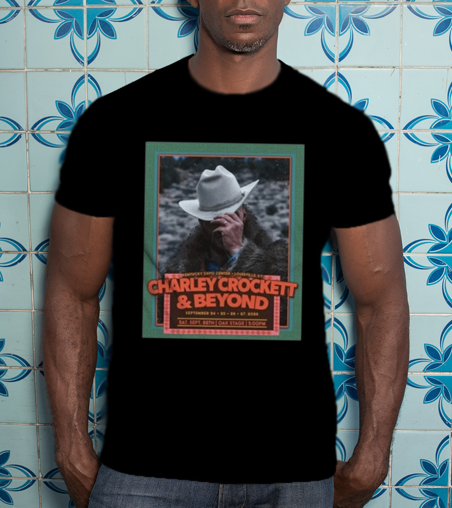 Charley Crockett & Beyond Kentucky Expo Center Louisville KY September 24 27 2026 Oak Stage Event T-Shirt