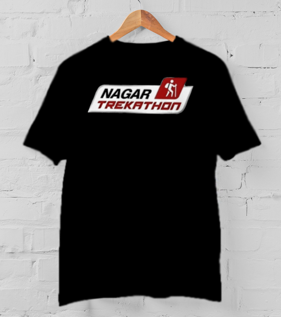 Nagar Trekathon Backpack Walking Event Outdoor Adventure T-Shirt