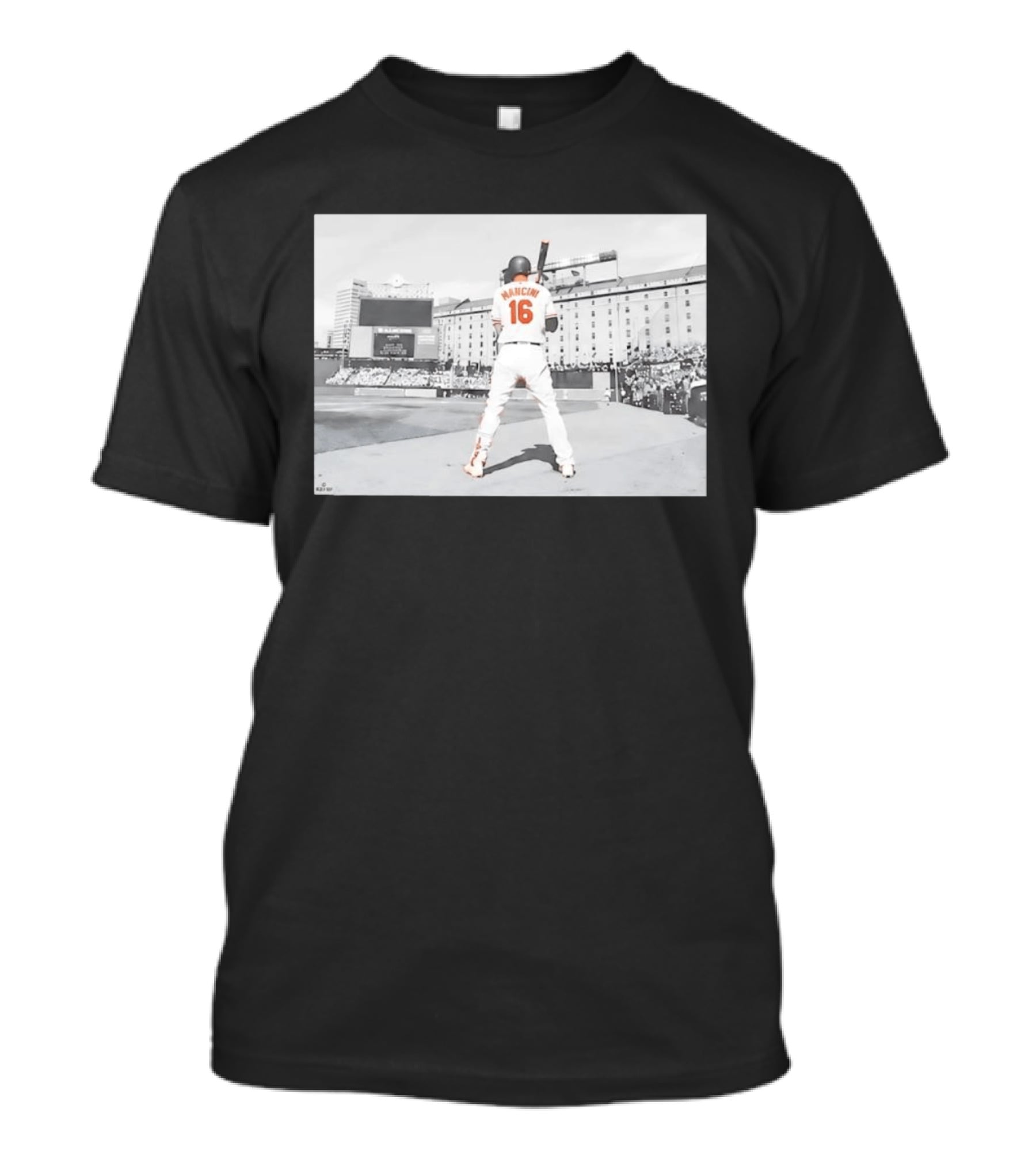 Baltimore Orioles Trey Mancini 16 Batting Camden Yards T-Shirt