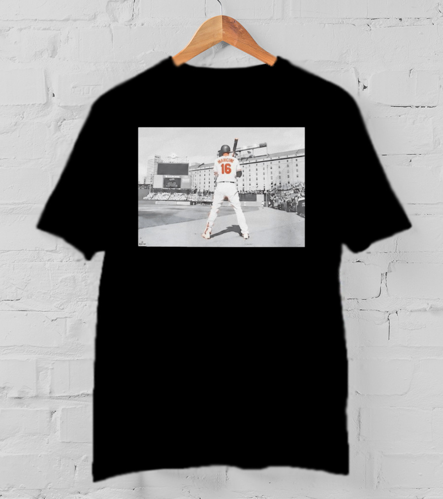 Baltimore Orioles Trey Mancini 16 Batting Camden Yards T-Shirt