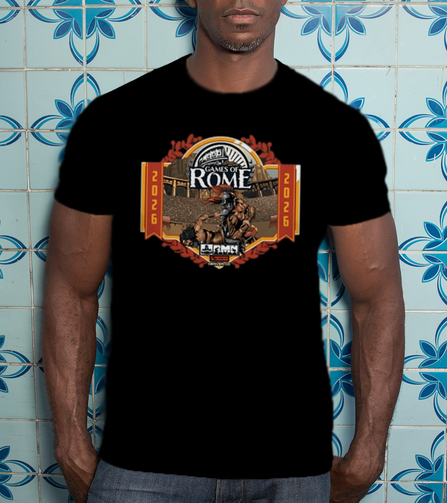 RMN Events Games Of Rome 2026 Gladiator Arena T-Shirt