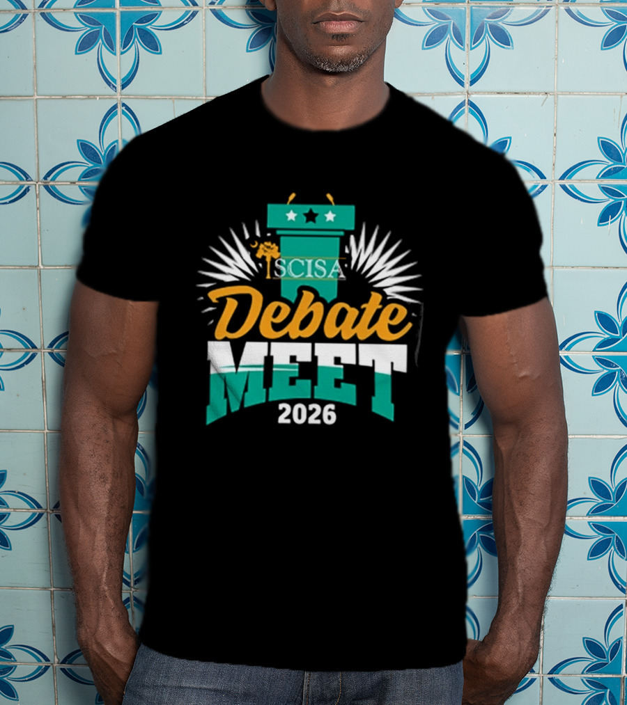 SCISA Debate Meet 2026 Podium Stars Event T-Shirt