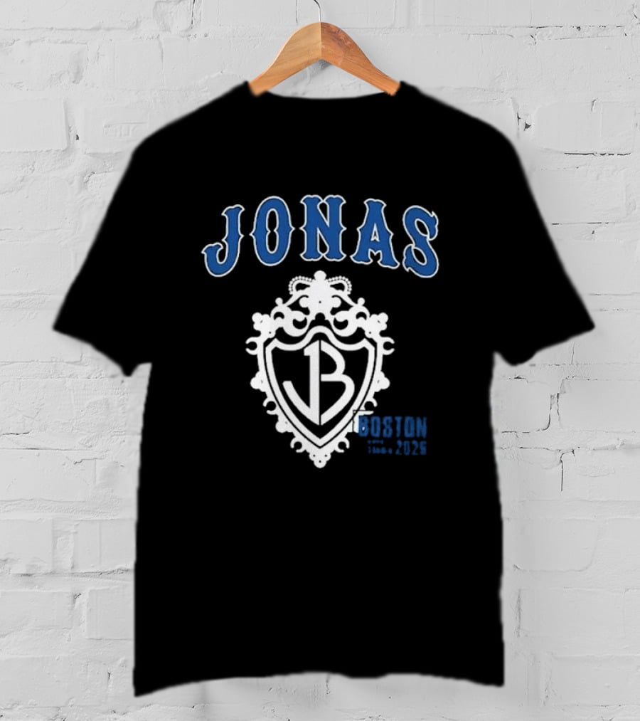 Jonas Brothers The Burning Up Tour All Over Again Boston MA Sep 25 2026 T-Shirt