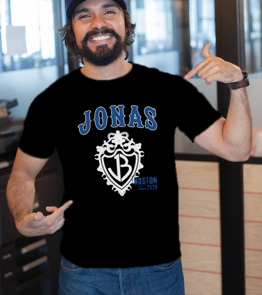 Jonas Brothers The Burning Up Tour All Over Again Boston MA Sep 25 2026 T-Shirt