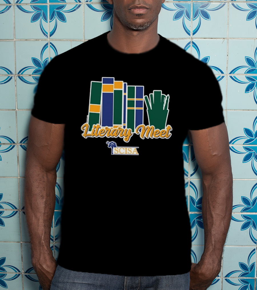 SCISA Literary Meet 2026 Books And Pens T-Shirt