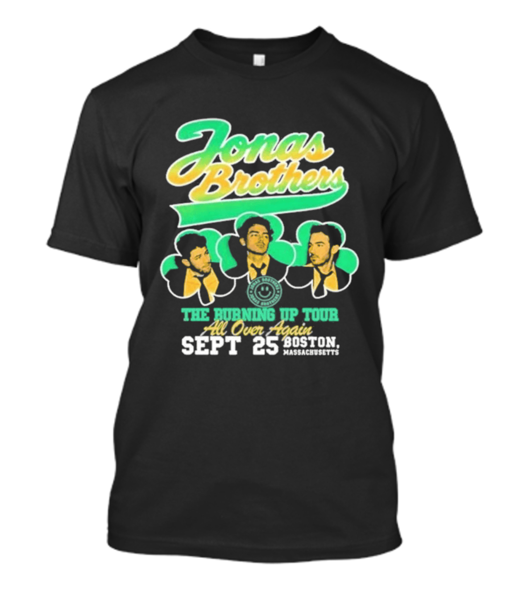 Jonas Brothers The Bringing Up Tour All Over Again Sept 25 Boston Massachusetts T-Shirt