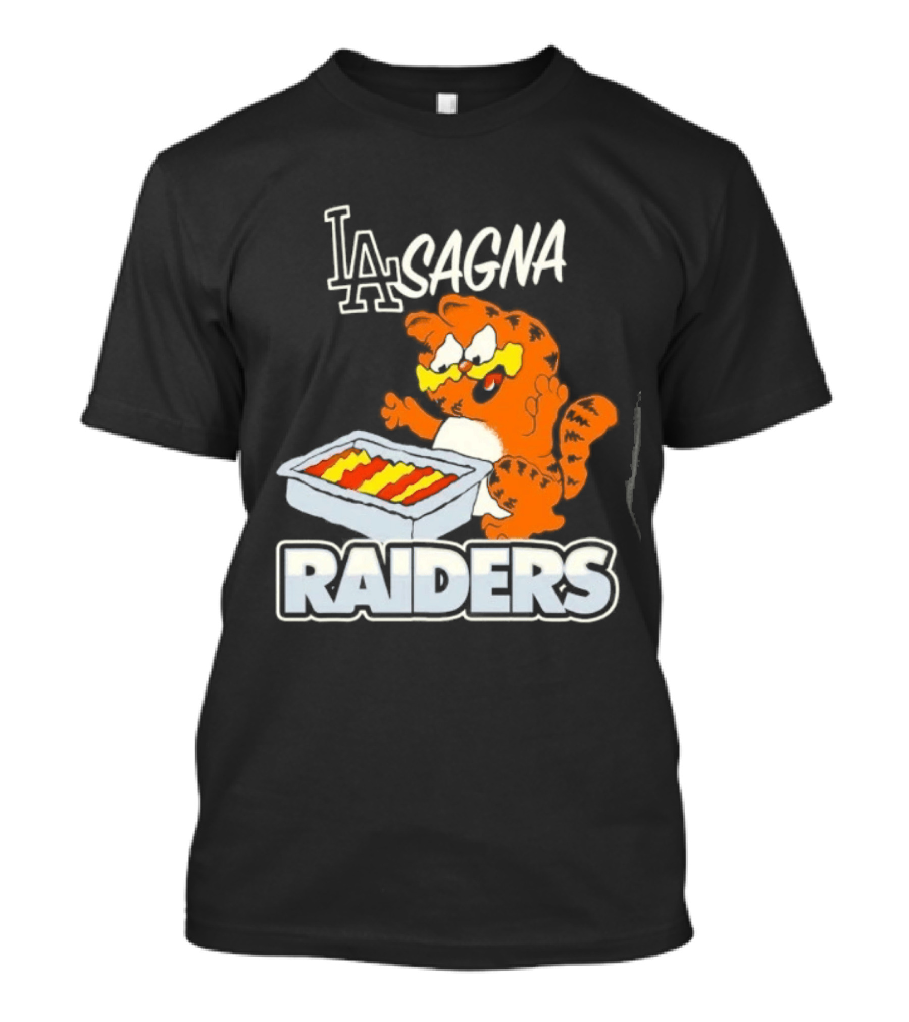 LA Lasagna Cat Raiders T-Shirt