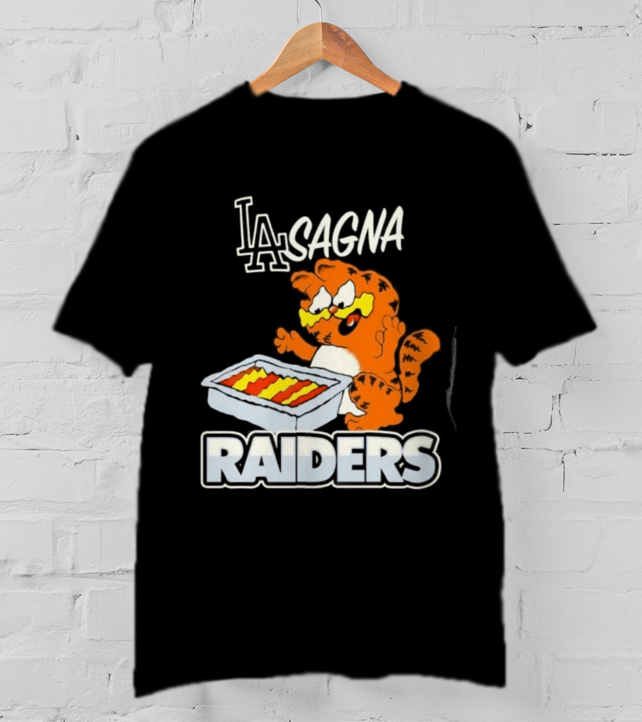 LA Lasagna Cat Raiders T-Shirt