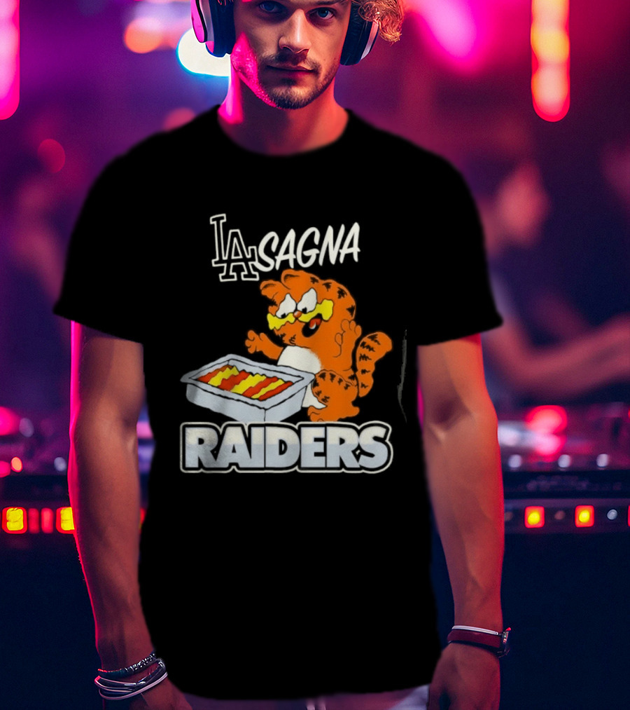 LA Lasagna Cat Raiders T-Shirt