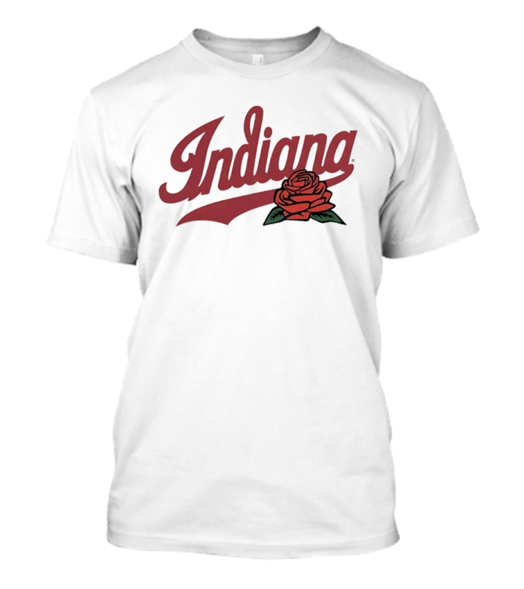 Indiana Rose University College Hoosiers Vintage Floral Script T-Shirt