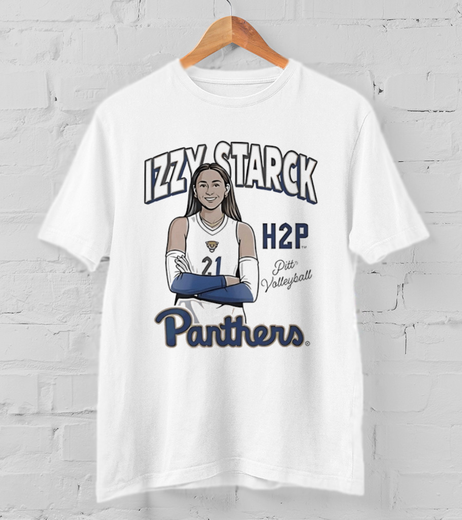 Izzy Starck Panthers 21 Pitt Volleyball H2P T-Shirt