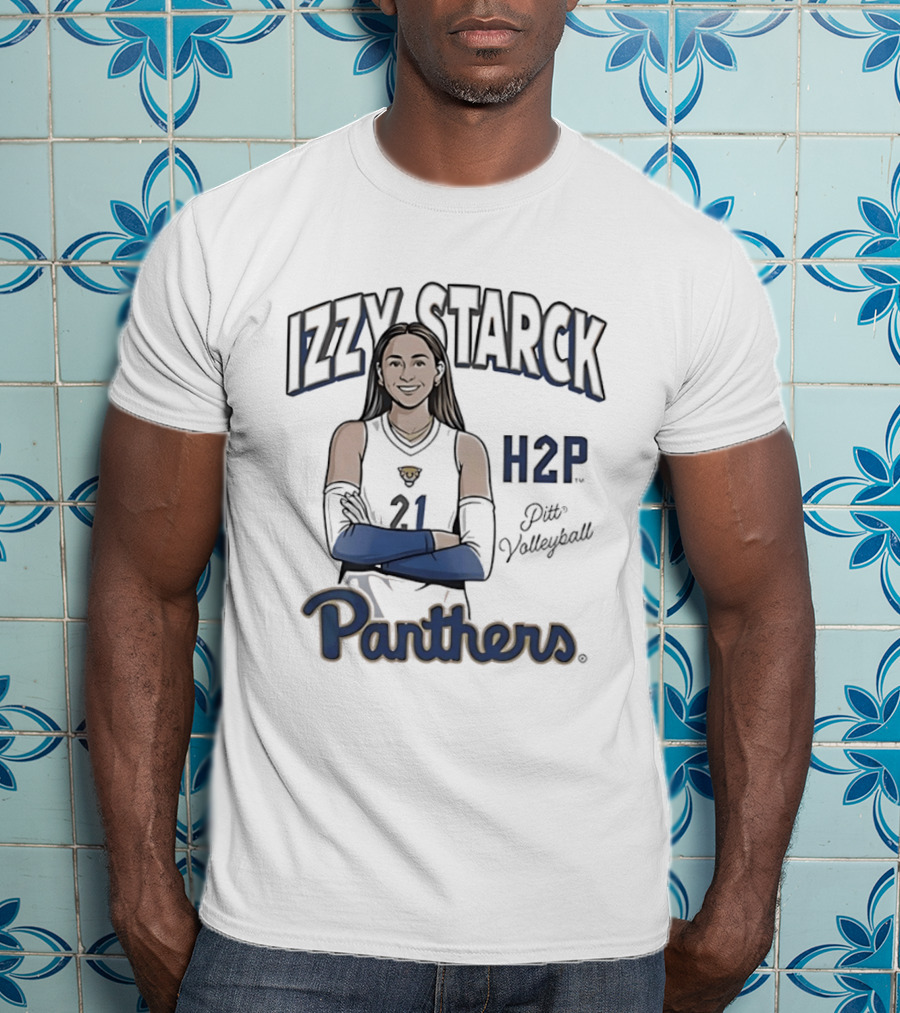 Izzy Starck Panthers 21 Pitt Volleyball H2P T-Shirt