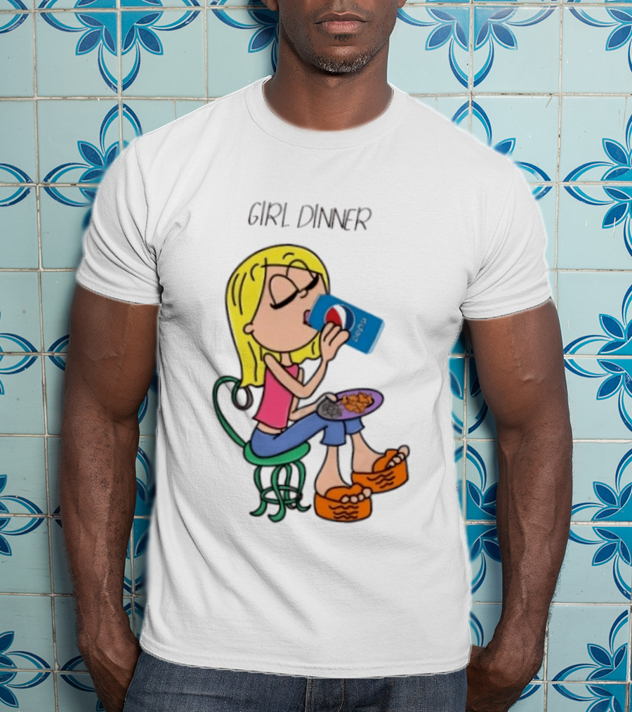Lizzie McGuire Y2K Girl Dinner Pepsi Retro Fashion T-Shirt