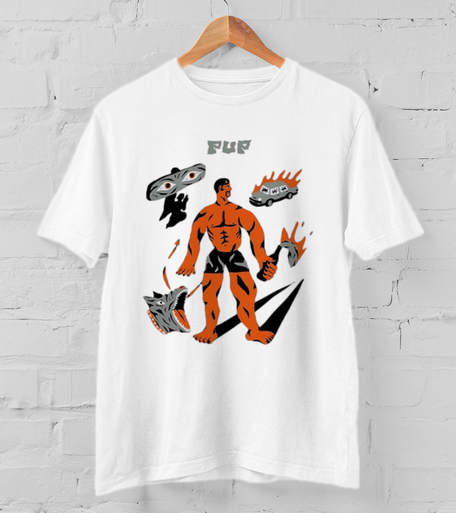 Pup Band Punk Rock Alternative Music Fire Eyed Van And Warrior Scene T-Shirt