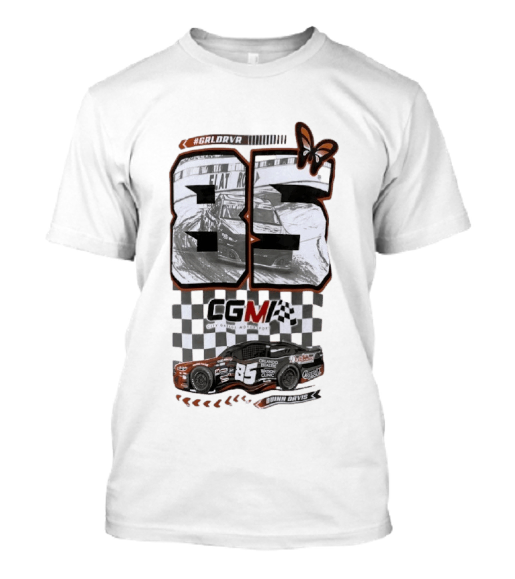 Quinn Davis City Garage Motorsport 85 GRLDRV Racing T-Shirt