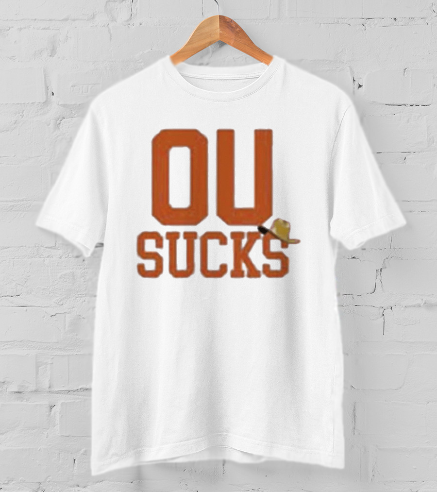 OU Sucks Texas Longhorn Rivalry T-Shirt
