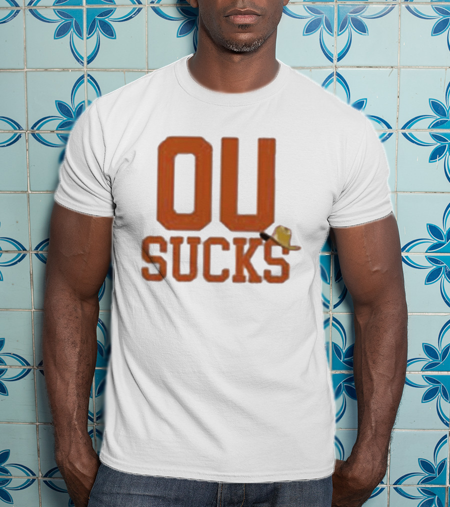 OU Sucks Texas Longhorn Rivalry T-Shirt