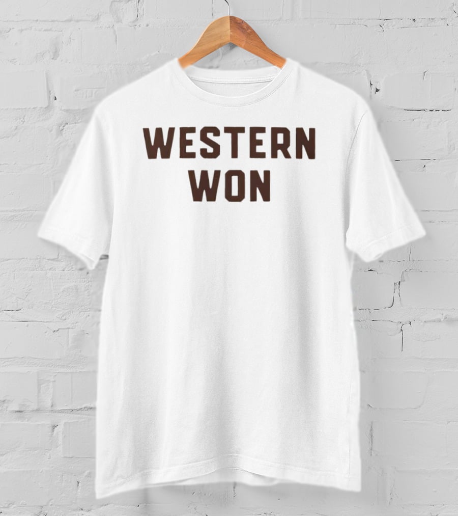 Western Won Bold Lettering T-Shirt