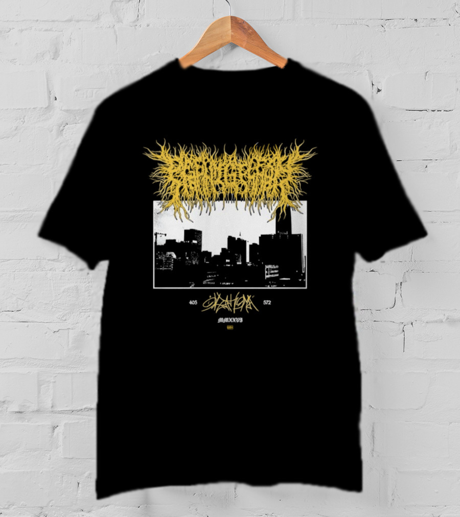 Deathoma 405 572 MMXXVI Cityscape Death Metal Amagiri Skreamxx T-Shirt