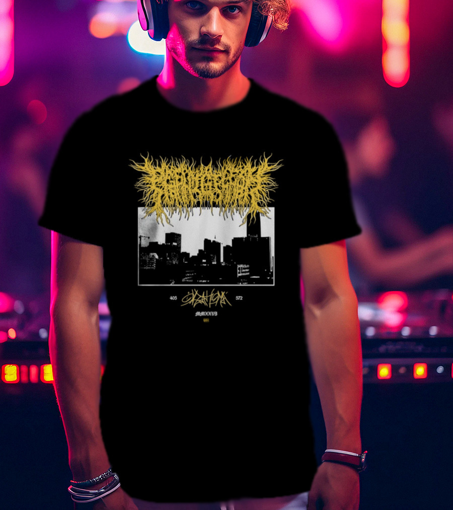 Deathoma 405 572 MMXXVI Cityscape Death Metal Amagiri Skreamxx T-Shirt