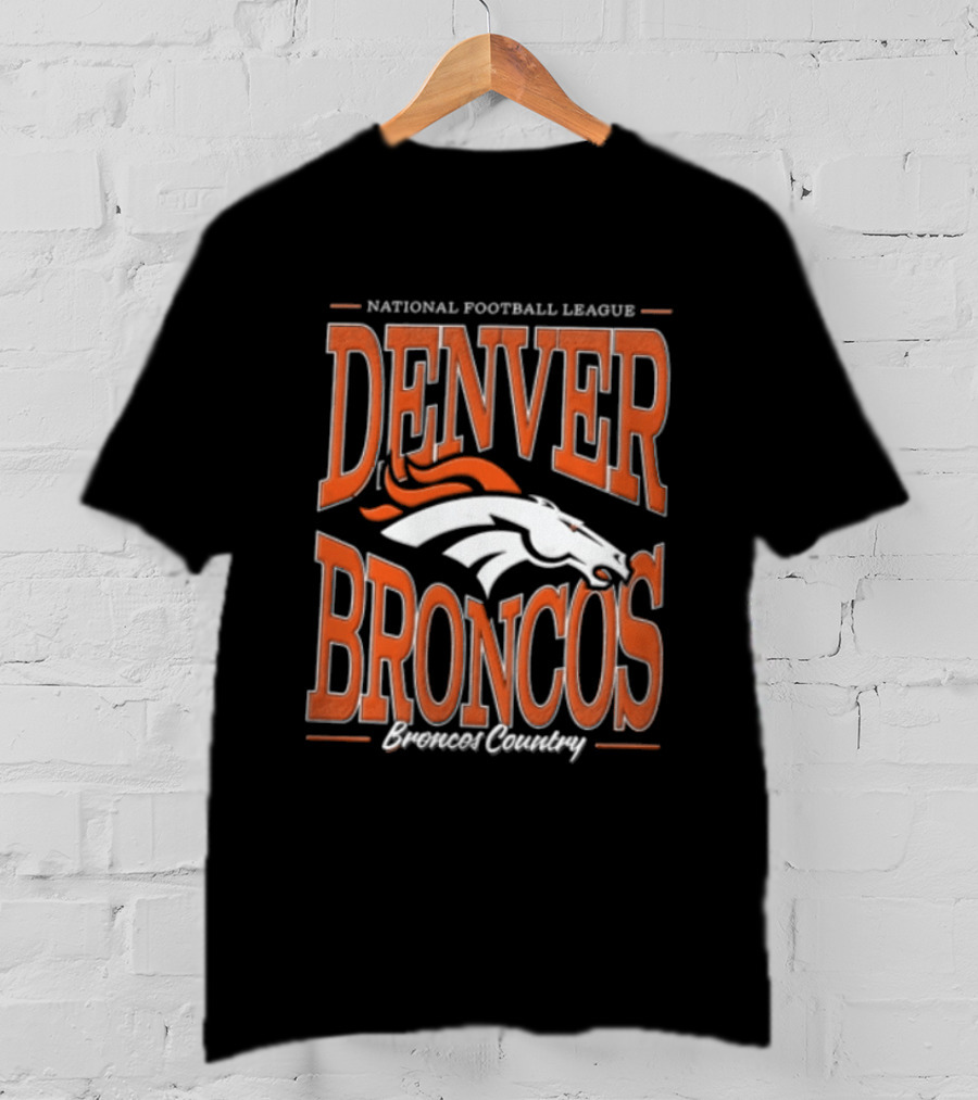 National Football League Denver Broncos Country Horse Head T-Shirt