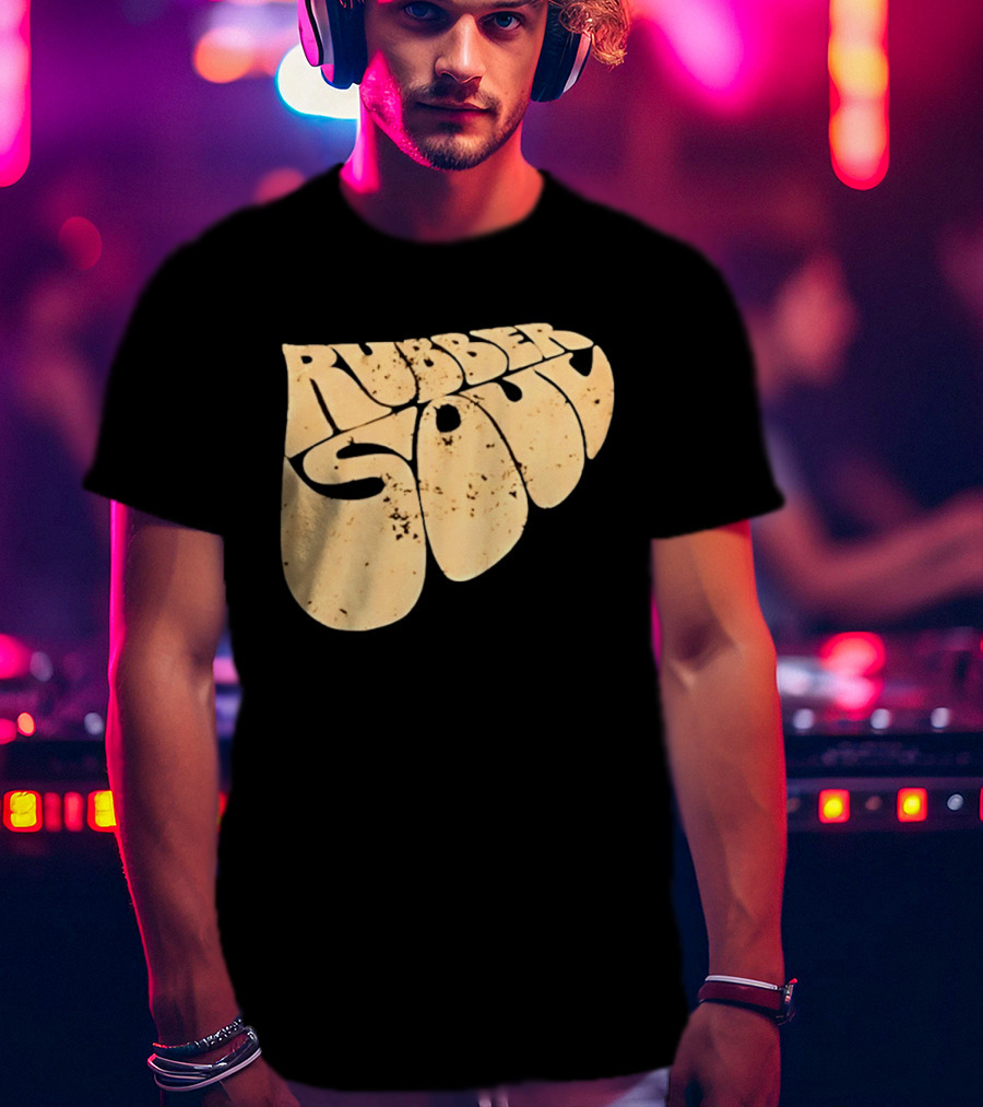 Distressed Rubber Soul Vintage Classic Rock T-Shirt