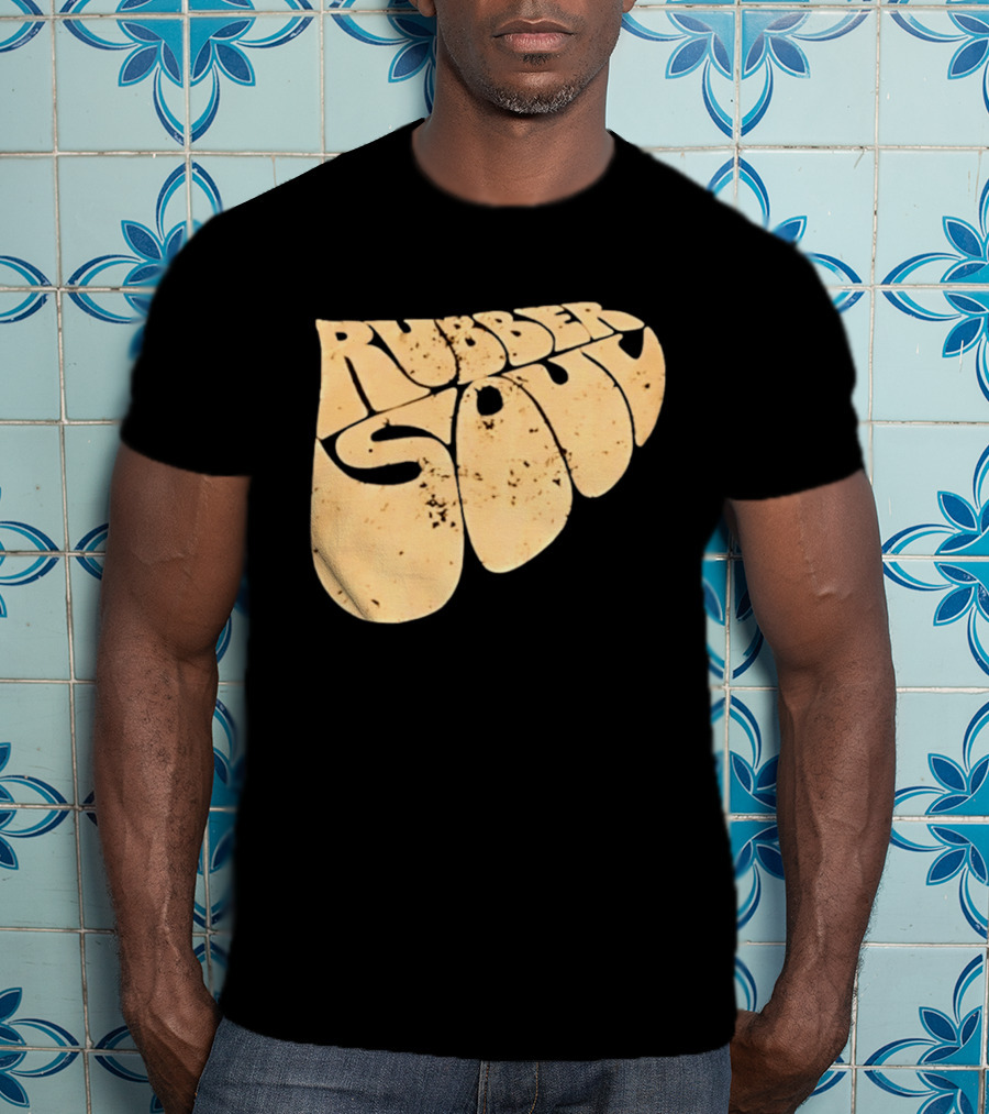 Distressed Rubber Soul Vintage Classic Rock T-Shirt