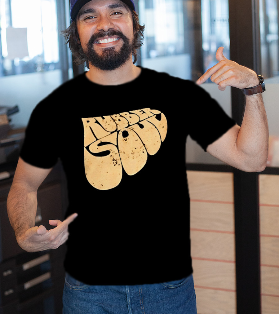 Distressed Rubber Soul Vintage Classic Rock T-Shirt