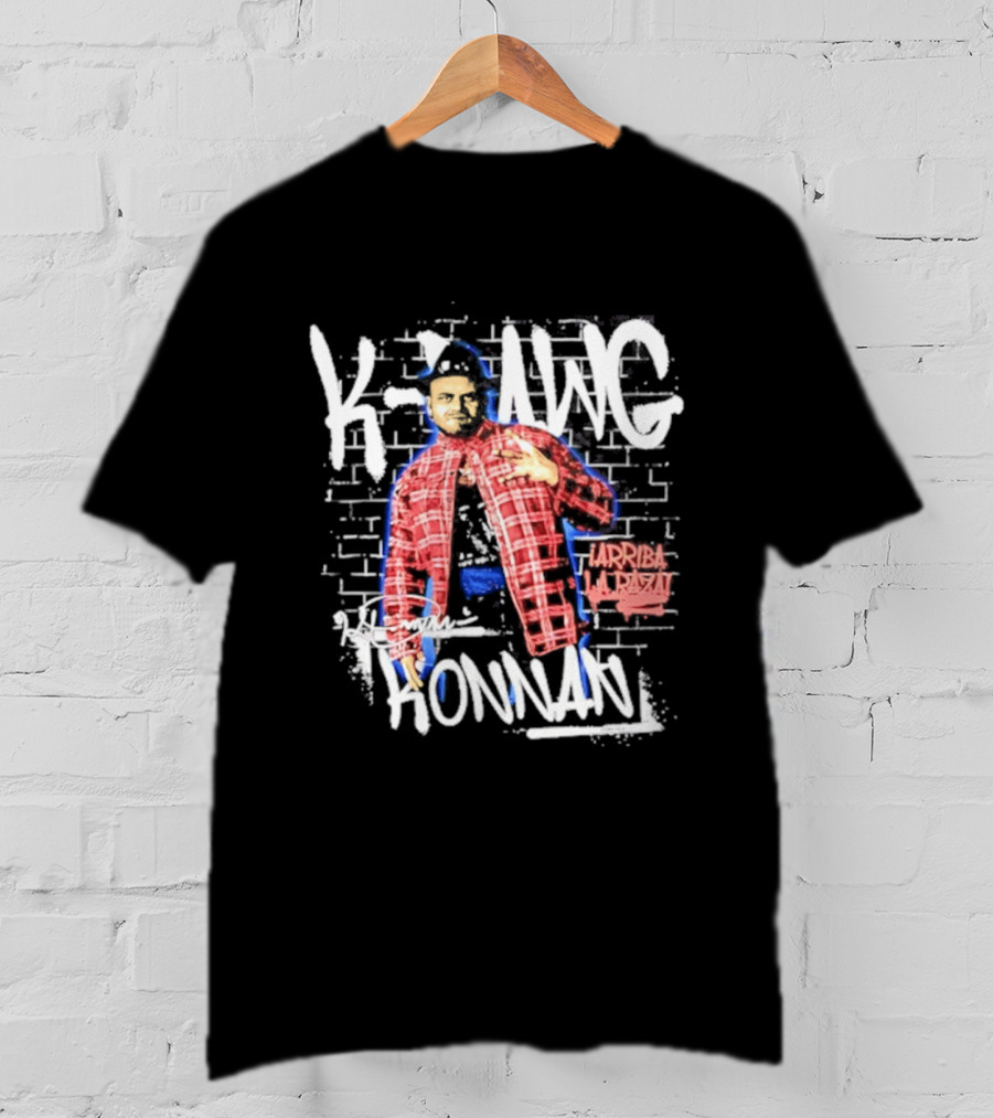 K Dawg Konnan Arriba La Raza Plaid T-Shirt