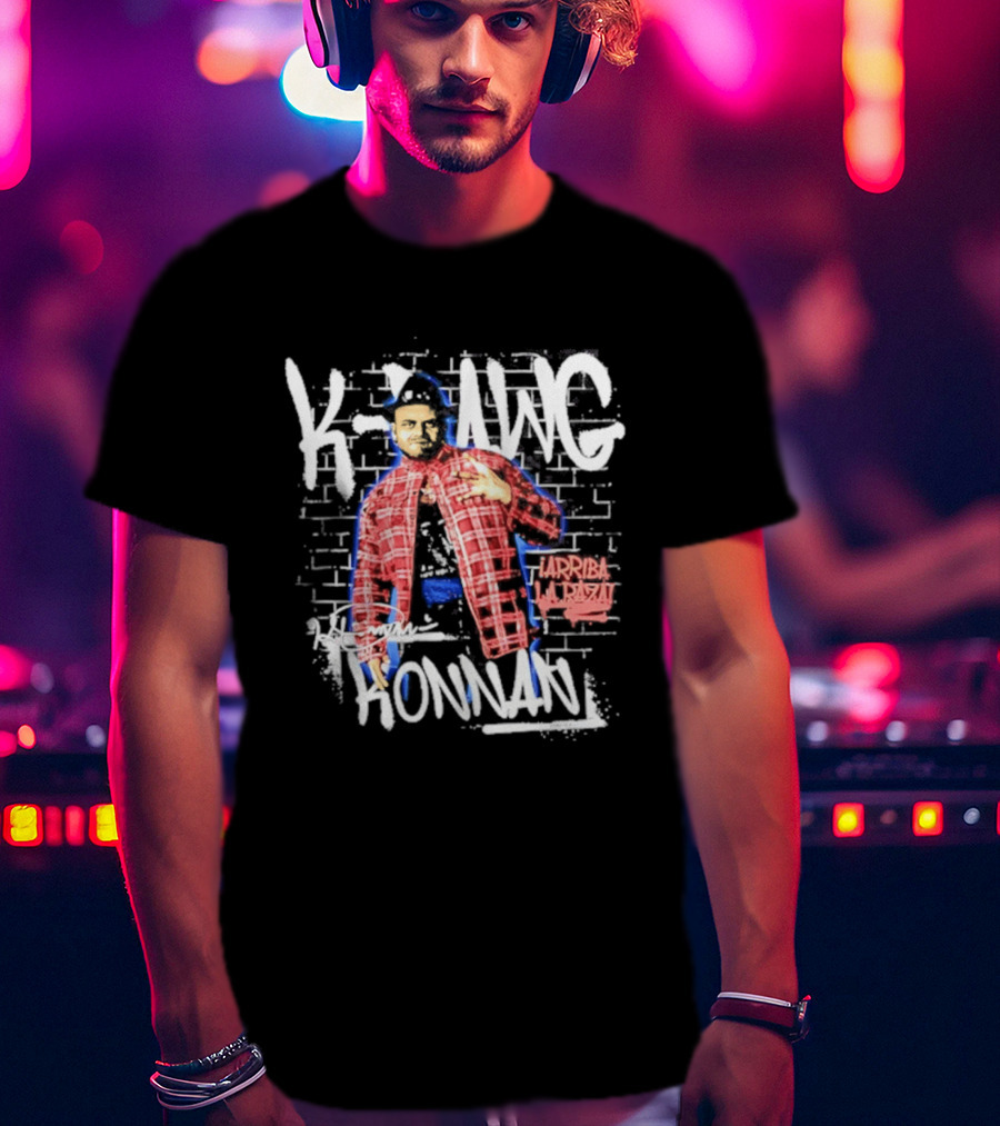 K Dawg Konnan Arriba La Raza Plaid T-Shirt
