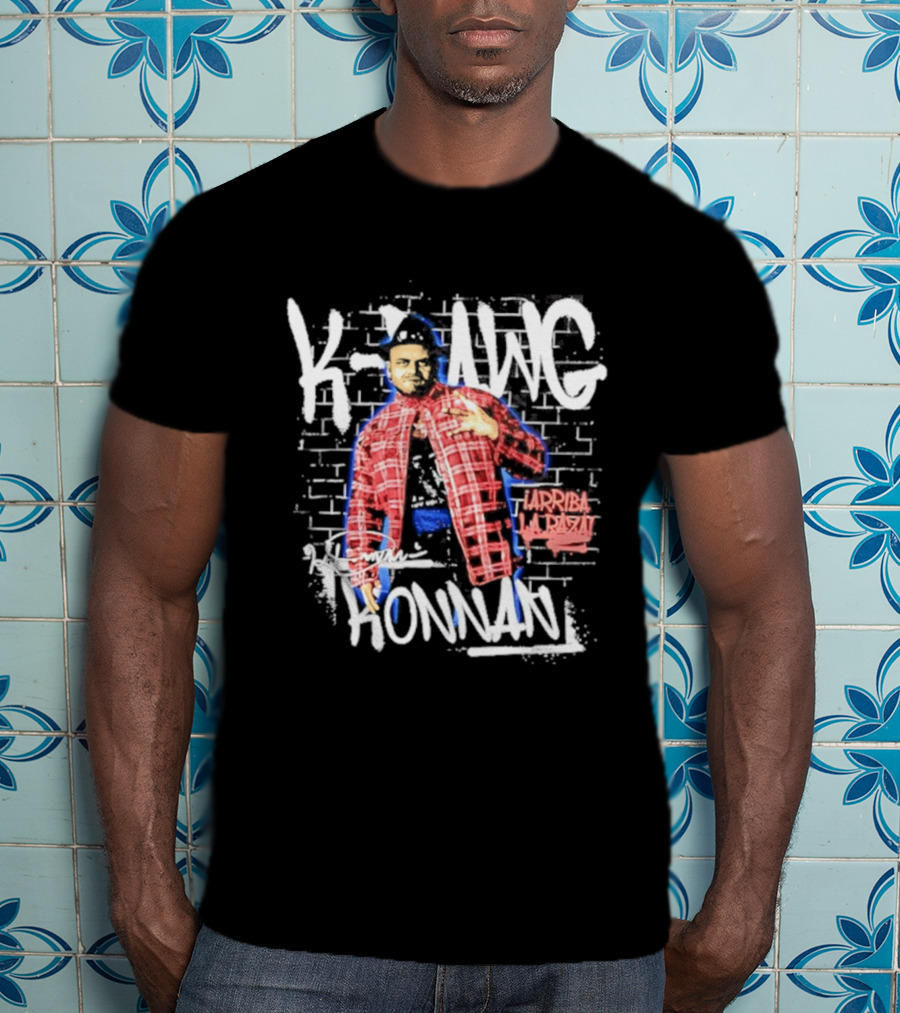 K Dawg Konnan Arriba La Raza Plaid T-Shirt