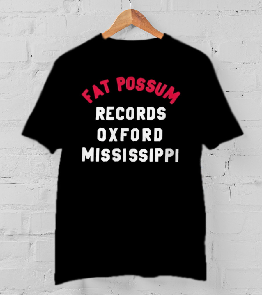 Fat Possum Records Oxford Mississippi Music Label T-Shirt