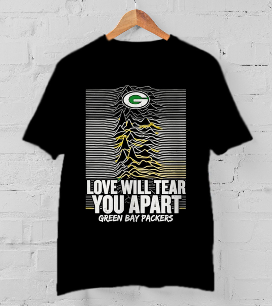 Green Bay Packers Love Will Tear You Apart T-Shirt
