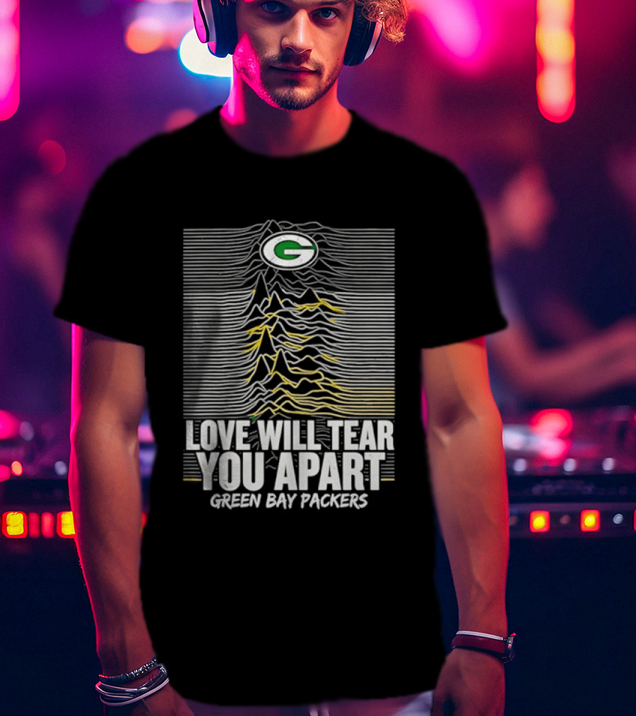 Green Bay Packers Love Will Tear You Apart T-Shirt