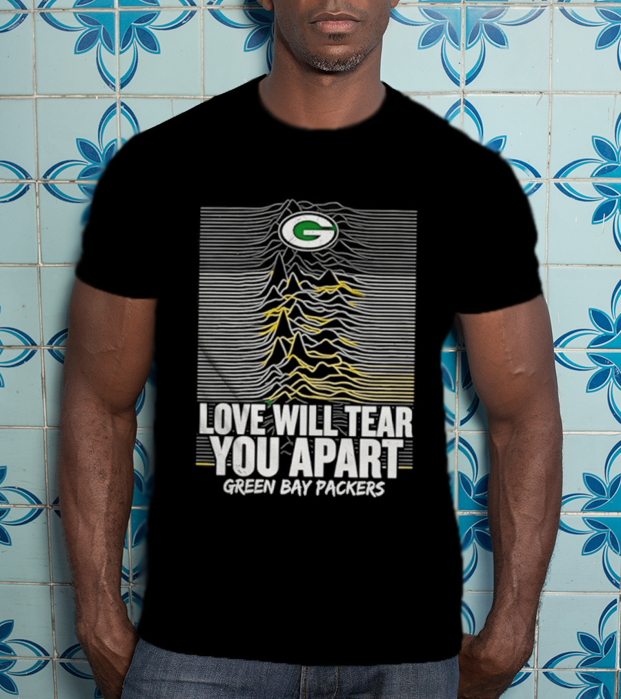 Green Bay Packers Love Will Tear You Apart T-Shirt