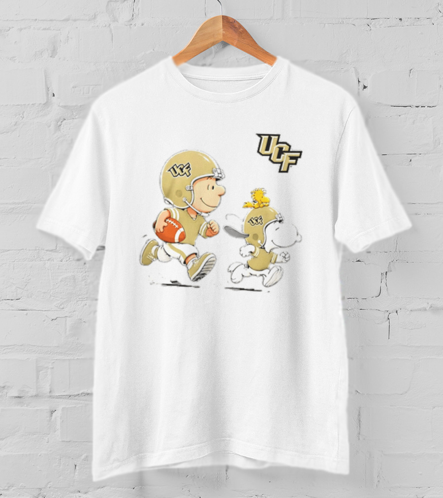 Charlie Brown Snoopy Woodstock UCF Knights Football 2026 T-Shirt