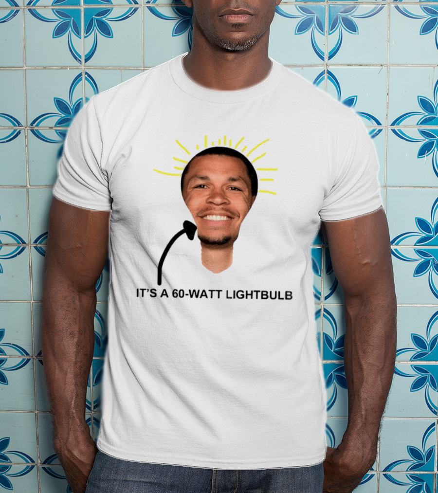 Cyclones NCAAB Jacob Lyftogt It's A 60 Watt Lightbulb Man Face Lightbulb Shape T-Shirt