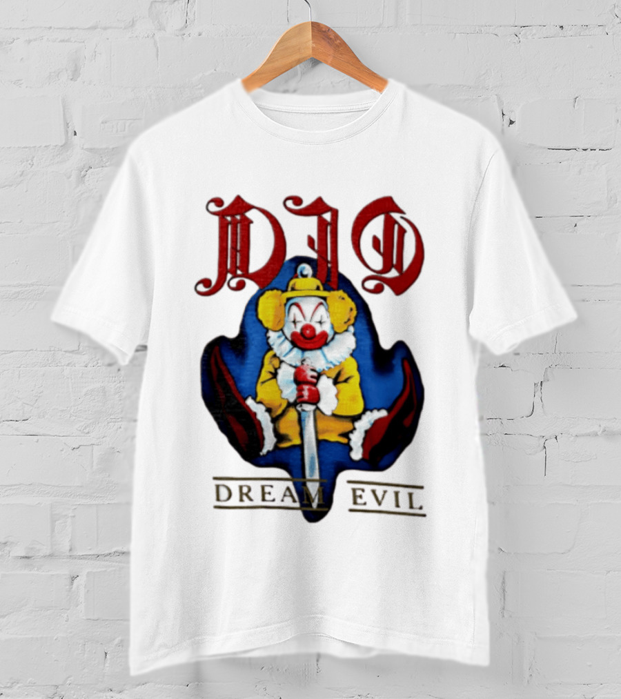 Dio Dream Evil Clown Holding Sword T-Shirt