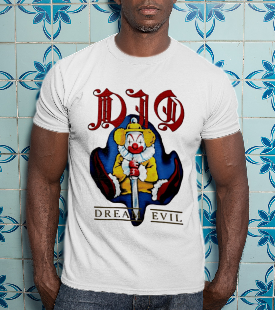 Dio Dream Evil Clown Holding Sword T-Shirt