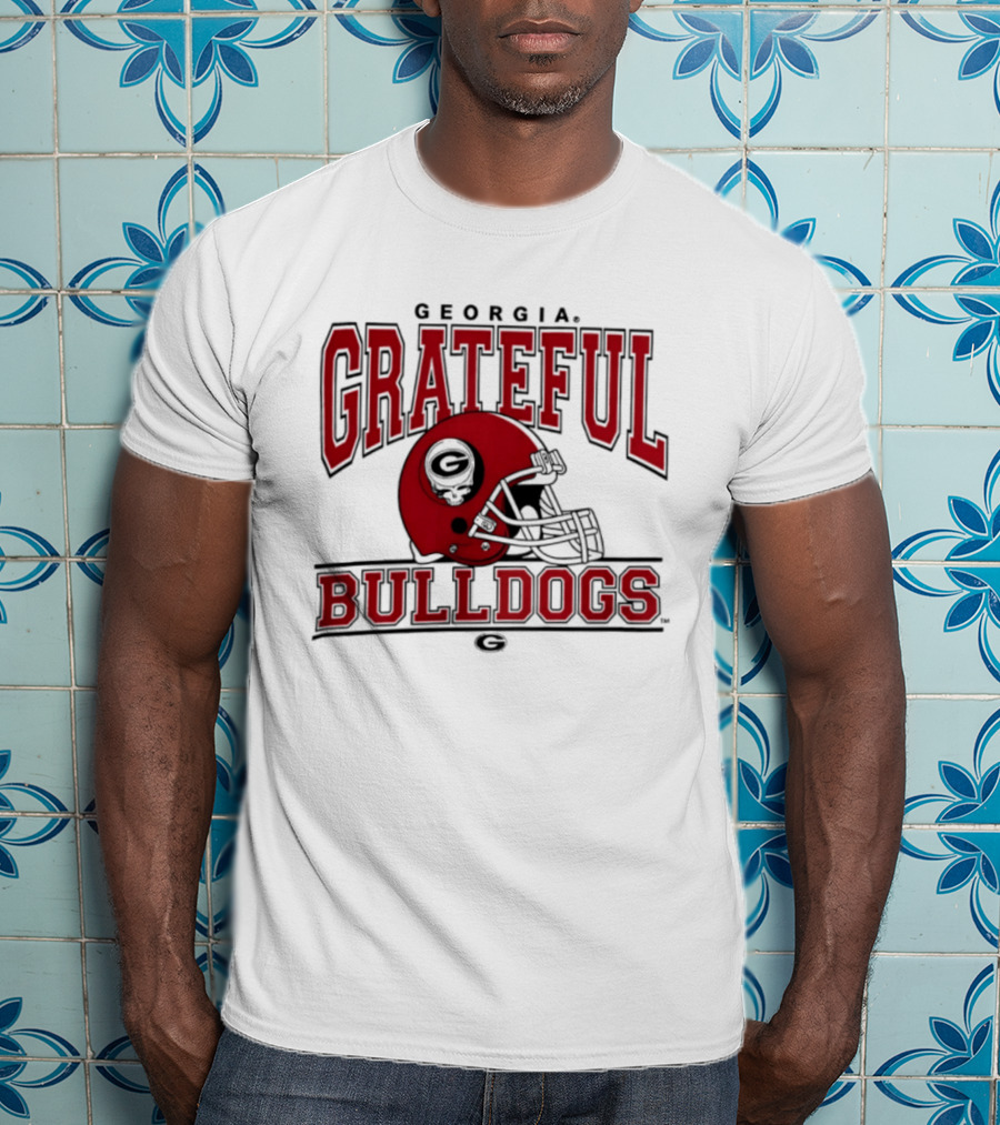 Georgia Grateful Dead Bulldogs Steal Your Helmet T-Shirt