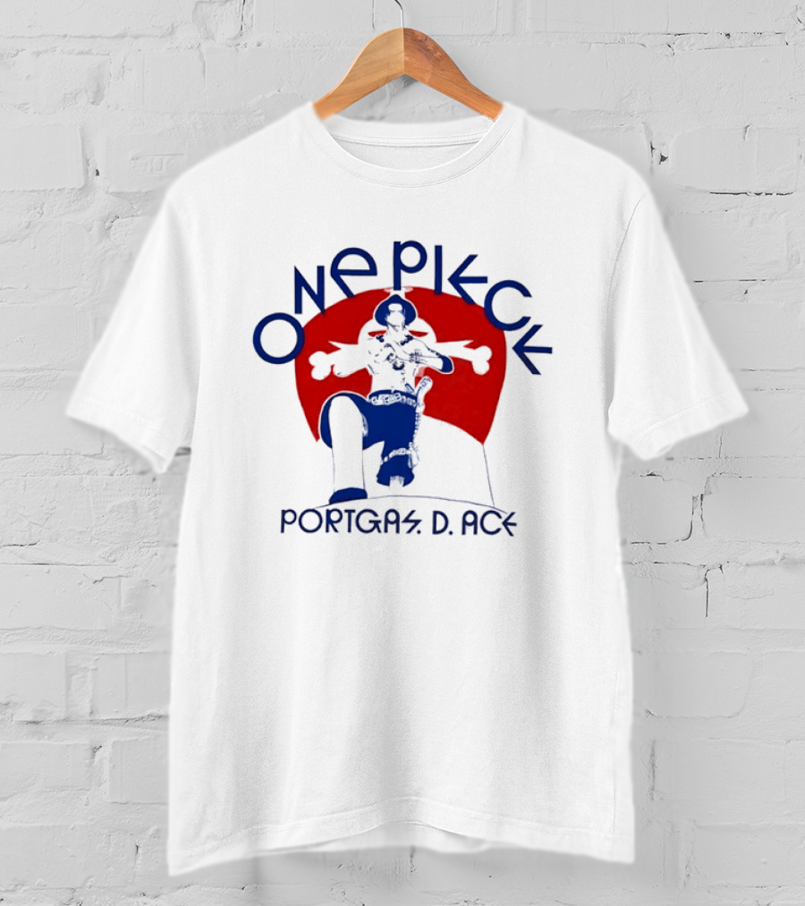 One Piece Portgas D Ace Manga Anime T-Shirt
