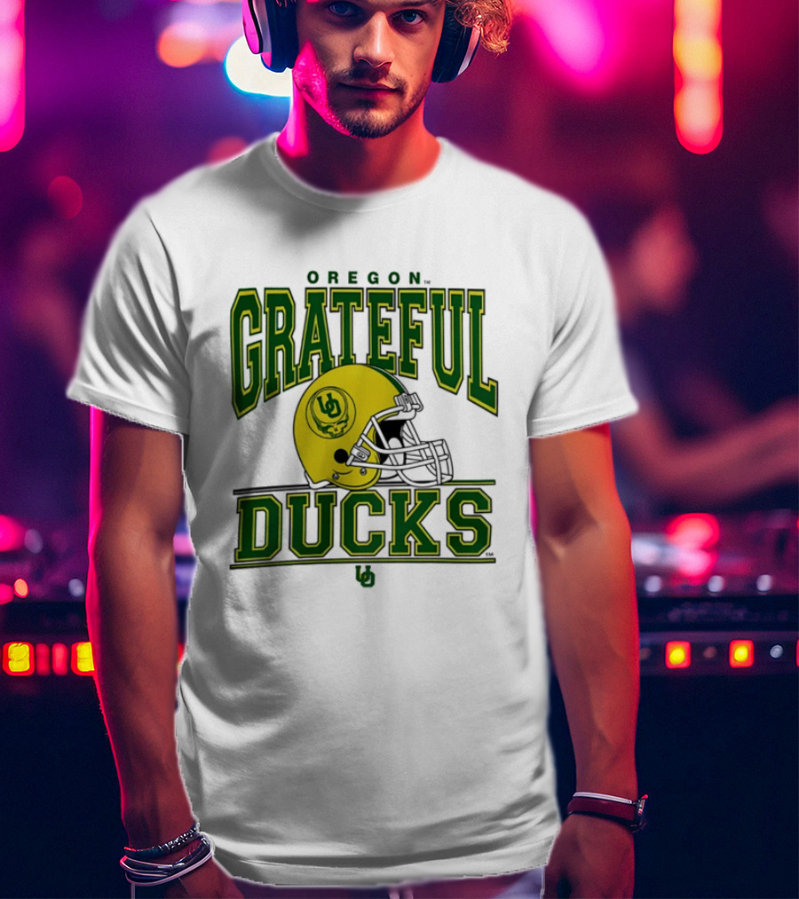 Oregon Grateful Ducks Helmet T-Shirt