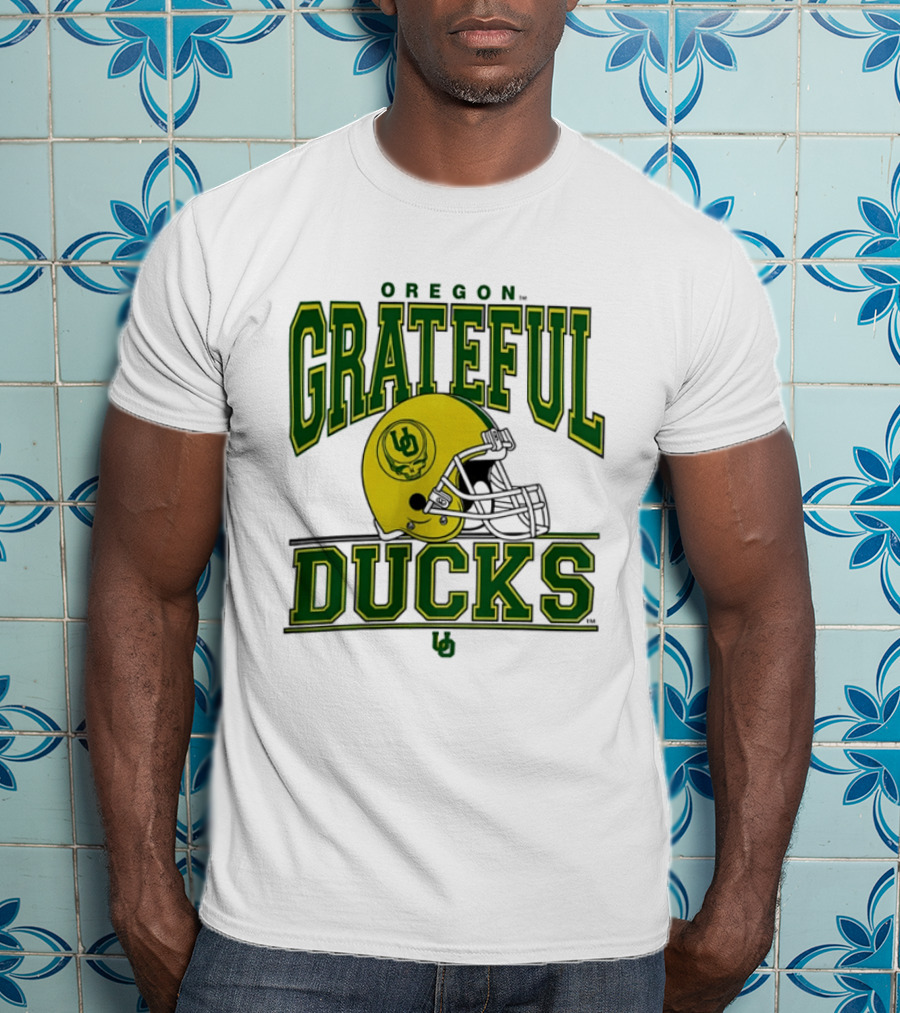 Oregon Grateful Ducks Helmet T-Shirt
