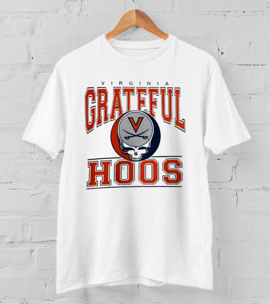 Virginia Cavaliers Grateful Dead Grateful Hoos Steal Your Helmet T-Shirt