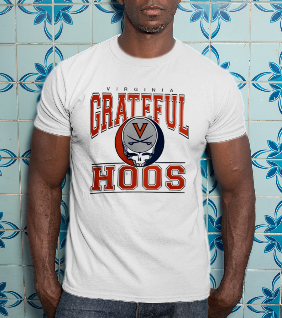 Virginia Cavaliers Grateful Dead Grateful Hoos Steal Your Helmet T-Shirt
