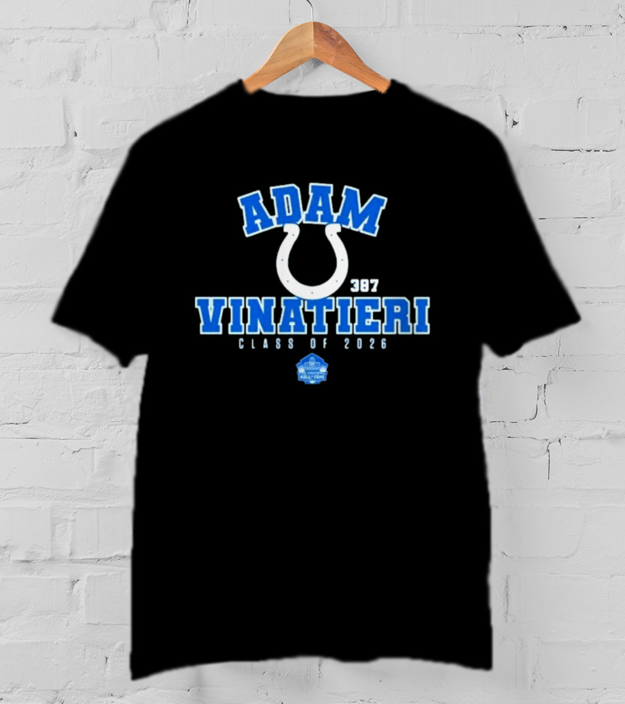 Adam Vinatieri Colts Hall Of Fame Class Of 2026 387 T-Shirt