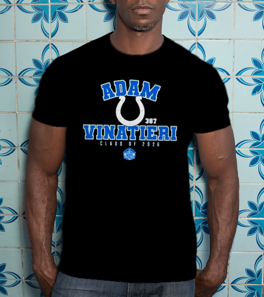 Adam Vinatieri Colts Hall Of Fame Class Of 2026 387 T-Shirt